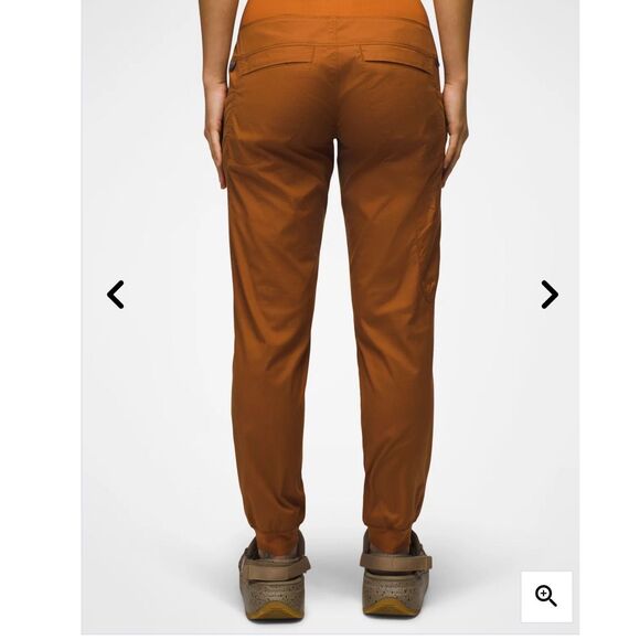 NWT$98 Prana Women's Elastic Waist Kahab Jogger Pull-on Hiking Pants Clay Large - Picture 2 of 8